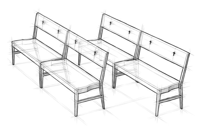 KIRCHENBANK ZOE – MODERN